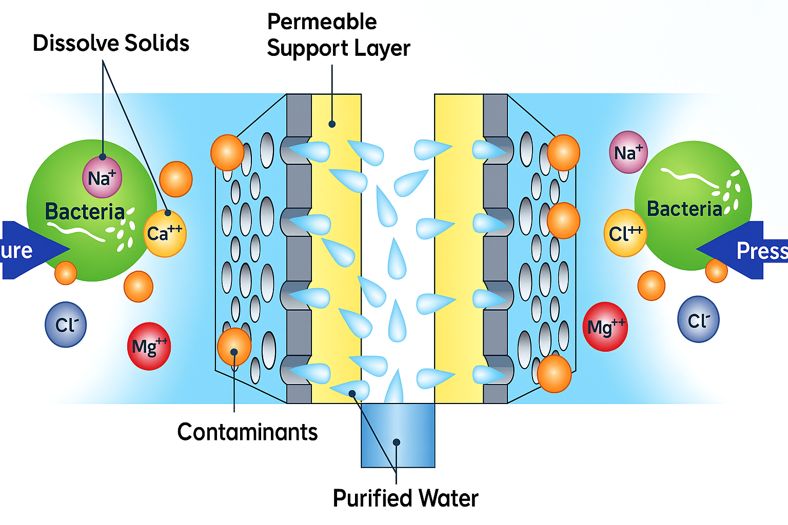 RO water purifier process